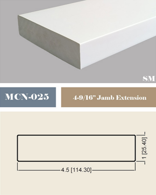 MCN-025 4-9/16″Jamb Extension
