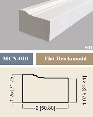 Flat Brickmould
