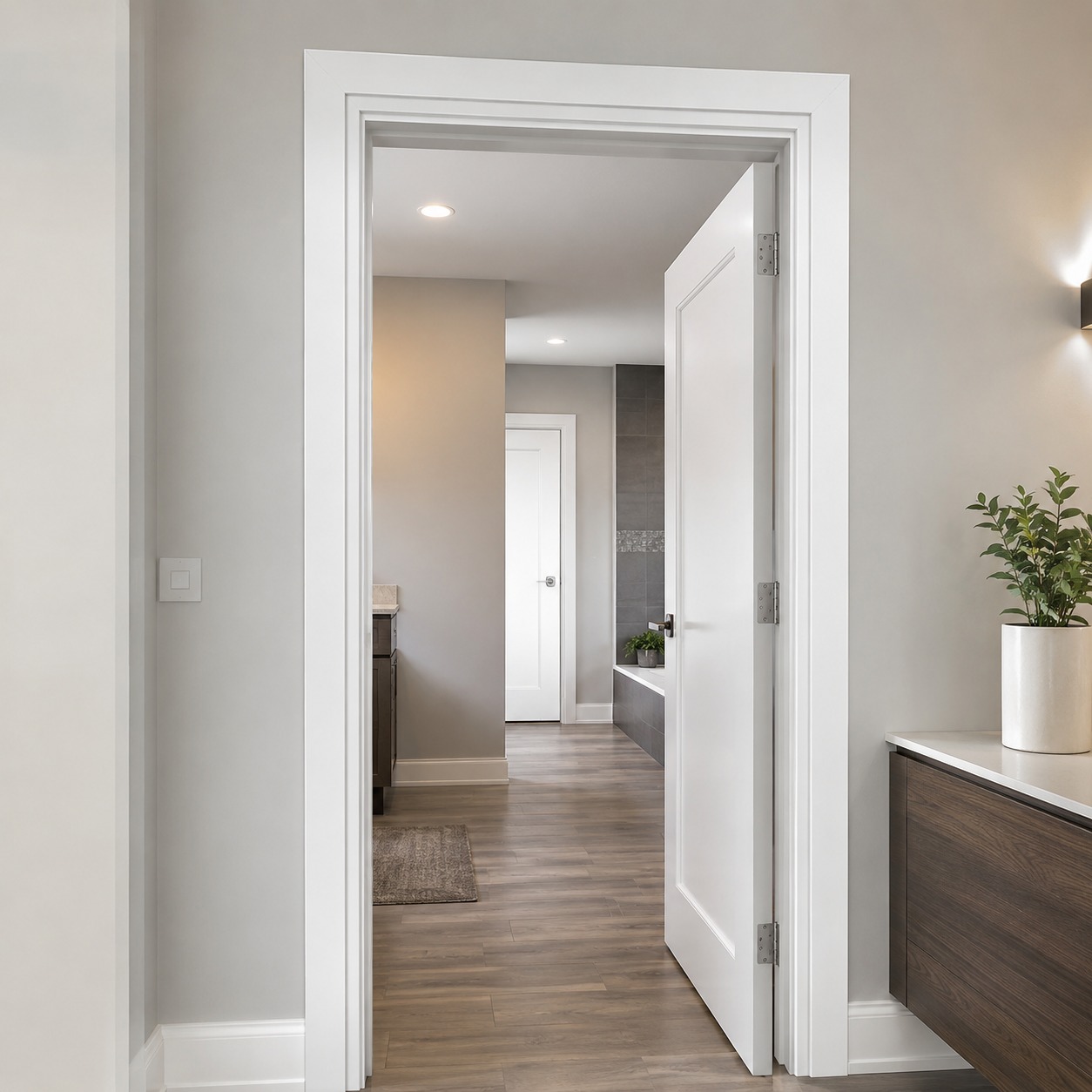 pvc door frame