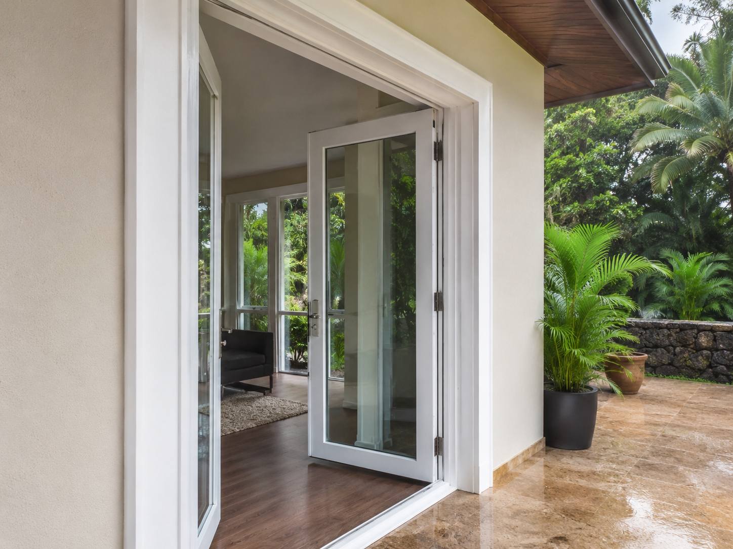 PVC door frame