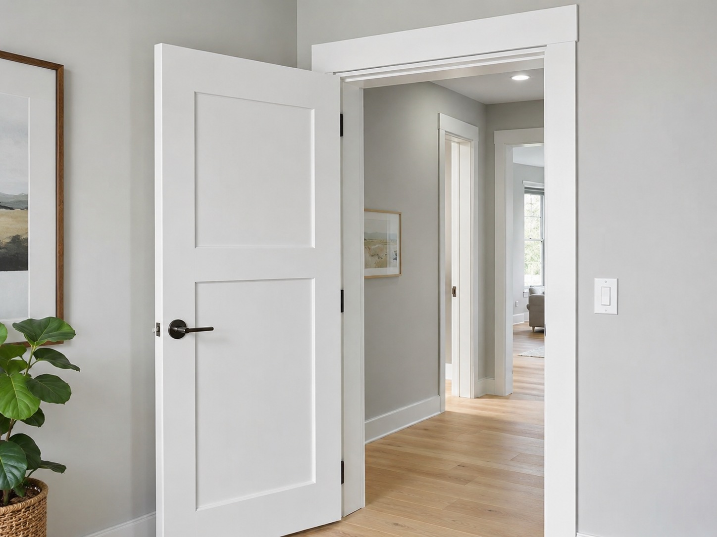 PVC door jamb